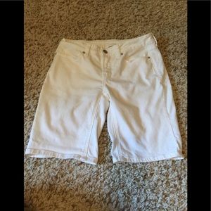 White Bermuda shorts